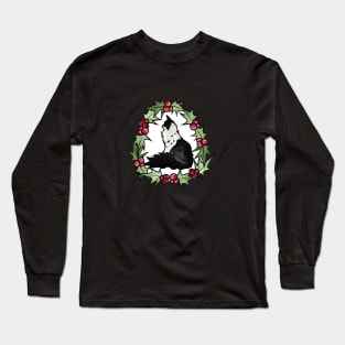 Christmas Kitty Cat Long Sleeve T-Shirt